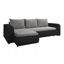 Berlin Fabric Corner Left/Right Arm Sofa Bed With Storage