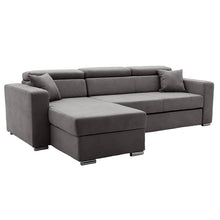 Luca Fabric Corner Left/Right Arm Sofa Bed With Storage - Prime Furniture