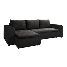 Berlin Fabric Corner Left/Right Arm Sofa Bed With Storage