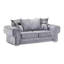 Verona Fabric Corner And 3+2 Seater Grey Sofa - Prime Furniture