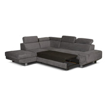 Artic Corner Grey Left And Right Arm Sofa Bed With Storage - Prime Furniture