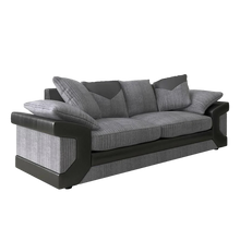 Dino Black/Grey Left Arm Or Right Arm Corner And 3+2 Seater Sofa - Prime Furniture