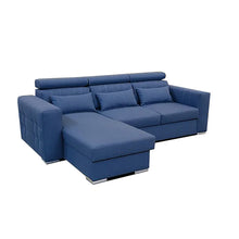 Luca Fabric Corner Left/Right Arm Sofa Bed With Storage