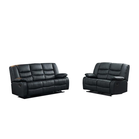 Roma Leather Recliner Sofa With Cupholders - Prime Furniture